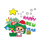 Yumi Keda.17Merry Christmas.（個別スタンプ：28）