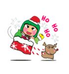 Yumi Keda.17Merry Christmas.（個別スタンプ：36）