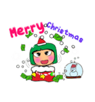 Yumi Keda.17Merry Christmas.（個別スタンプ：39）