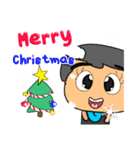 Tamao Ken.17Merry Christmas.（個別スタンプ：17）