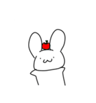 うさぎとにんじんと先割れスプーン（個別スタンプ：11）