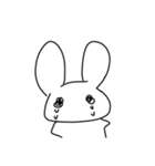 うさぎとにんじんと先割れスプーン（個別スタンプ：17）