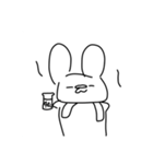うさぎとにんじんと先割れスプーン（個別スタンプ：22）