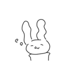 うさぎとにんじんと先割れスプーン（個別スタンプ：24）