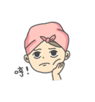 Hair Towel Girl（個別スタンプ：5）