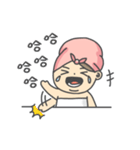 Hair Towel Girl（個別スタンプ：8）