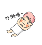 Hair Towel Girl（個別スタンプ：24）