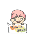 Hair Towel Girl（個別スタンプ：35）