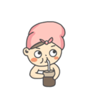 Hair Towel Girl（個別スタンプ：38）