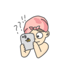 Hair Towel Girl（個別スタンプ：40）