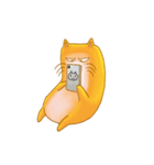 Orange Tabby animated（個別スタンプ：19）