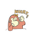 傲慢なゴリラちゃん（個別スタンプ：4）