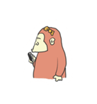 傲慢なゴリラちゃん（個別スタンプ：17）