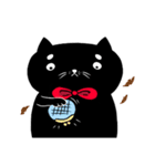 黒い猫の木炭軟らかい腐った毎日1（個別スタンプ：32）