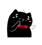 黒い猫の木炭軟らかい腐った毎日1（個別スタンプ：34）