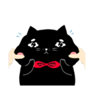黒い猫の木炭軟らかい腐った毎日1（個別スタンプ：35）