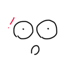 text facial expression（個別スタンプ：6）