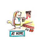 The hotdog cat（個別スタンプ：8）