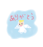 天使のほんわかメッセージ（個別スタンプ：1）
