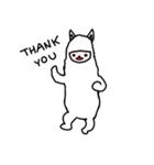 ゆるふわなアルパカ（個別スタンプ：9）