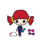 LucyChan and Momo Adventures（個別スタンプ：4）