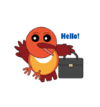 アカショウビン（個別スタンプ：23）