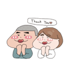 Bacon wood fish couple map（個別スタンプ：2）