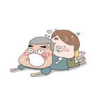 Bacon wood fish couple map（個別スタンプ：15）