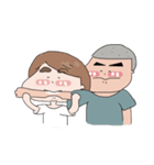 Bacon wood fish couple map（個別スタンプ：22）