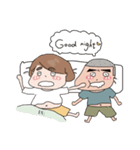 Bacon wood fish couple map（個別スタンプ：24）