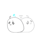 まるっと、ぼてっと、おもちさん。（個別スタンプ：15）