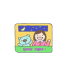 とも＆シュシュ あいさつ 英語（個別スタンプ：2）