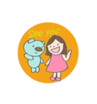 とも＆シュシュ あいさつ 英語（個別スタンプ：4）