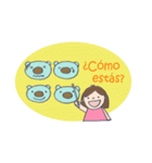 とも＆シュシュ あいさつ スペイン語（個別スタンプ：3）