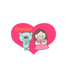 とも＆シュシュ あいさつ スペイン語（個別スタンプ：5）