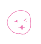 ピンクフェイス（個別スタンプ：4）