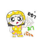 Hi！！ My name is Leena...（個別スタンプ：19）