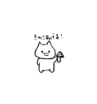汎用性を追求したうさぎとねこ（個別スタンプ：6）