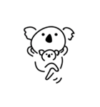 白いコアラ（個別スタンプ：3）