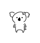 白いコアラ（個別スタンプ：5）