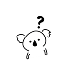白いコアラ（個別スタンプ：6）