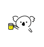 白いコアラ（個別スタンプ：7）
