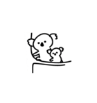白いコアラ（個別スタンプ：9）
