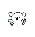 白いコアラ（個別スタンプ：17）