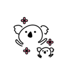 白いコアラ（個別スタンプ：21）