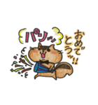 シマリスもなかの日常（個別スタンプ：38）