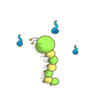 Cute Caterpillar (Chinese)（個別スタンプ：6）