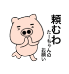 Name pig Ta-chan（個別スタンプ：19）