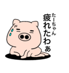 Name pig Ta-chan（個別スタンプ：24）