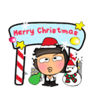 Kenshiro Kato.17Merry Christmas.（個別スタンプ：16）